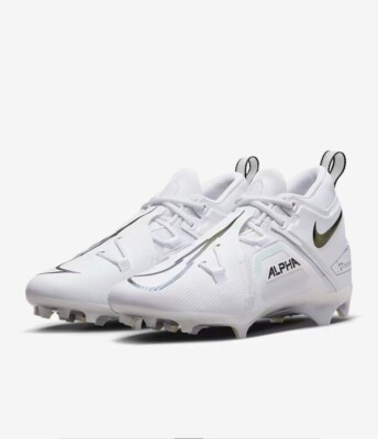 Nike Alpha Menace Pro 3 White Black Football Cleats Men\'s 13 CT6649-105 New Alpha Menace Pro 3  main image 3