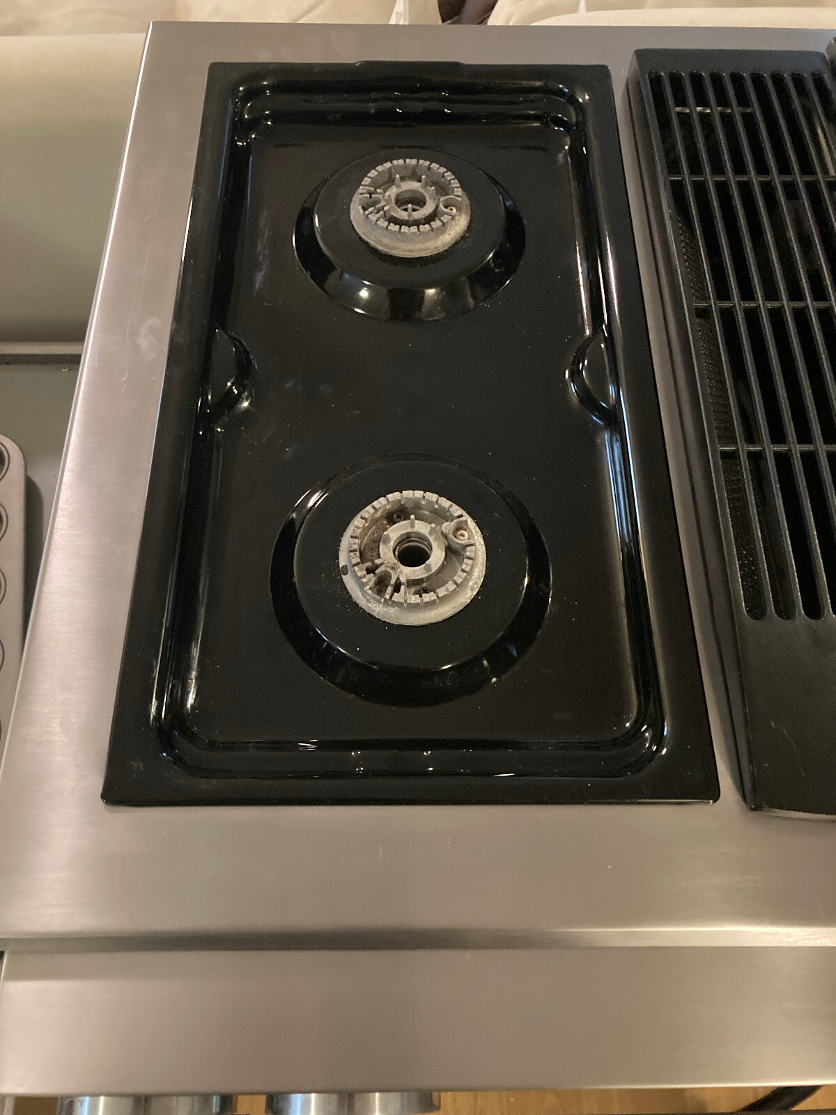 JENNAIR PROSTYLE DUAL FUEL NATURAL GAS DOWNDRAFT RANGE eBay