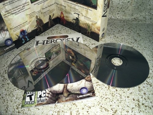Heroes of Might and Magic V PC-CD-ROM Windows 2000/XP MISSING DISC 1 W/Manual - Picture 7 of 8