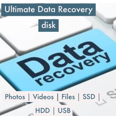Jede Datenrettung Wiederherstellung Undelete HDD SSD USB SD Profi Software PC DVD +