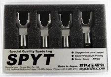 OYAIDE SPYT Silver + Palladium Plated Y-lug (Set of 4)  SPYT