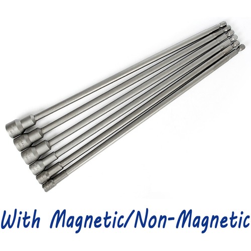 250-350MM Long Magnetic Hex Bit Set 8-14mm Metric Impact Driver Drill Socket Nut - Picture 9 of 9