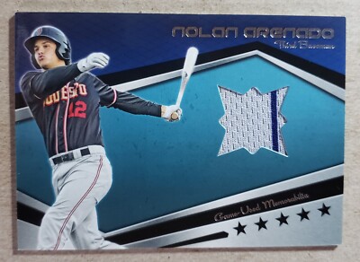 2012 Topps Pro Debut Nolan Arenado Jersey Relic Colorado Rockies