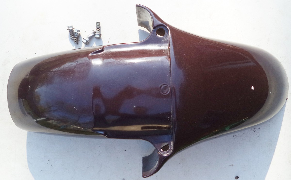 85 Ninja ZX 600 A1 FRONT FENDER MUD GUARD Fairing Cowl Plastic
