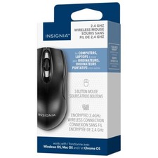 INSIGNIA 1200DPI 3-BUTTON ENCRYPTED 2.4GHZ WI...