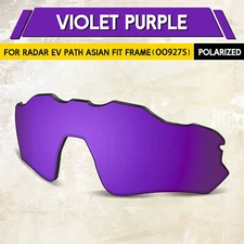 1.5MM POLARIZED Replacement Lenses for Oakley Radar EV Path AF OO9275, Purple