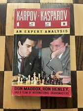 Karpov-Kasparov : The 1990 World Chess Championship by Ron Henley and Don  Maddox (1991, Trade Paperback) for sale online