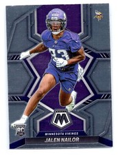 2022 Panini Mosaic #347 Jalen Nailor   Football Rookie