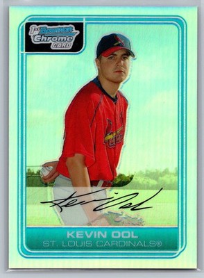 2006 1st Bowman Chrome Kevin Ool #BC73 Refractor /500 (RC) St. Louis Cardinals