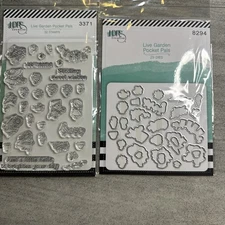 LDRS Creative Live Garden Pocket Pals 29 Dies & 32 Stamp Set NEW