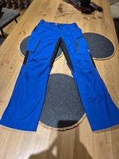 Engelbert Strauss Vision Hose Warm Gefüttert Gr. 38 Blau/Schwarz Neuwertig
