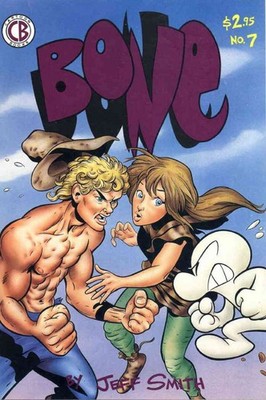 Bone #7 VG; Cartoon Books | low grade - Jeff Smith 1st Print - w/Bag+Board
