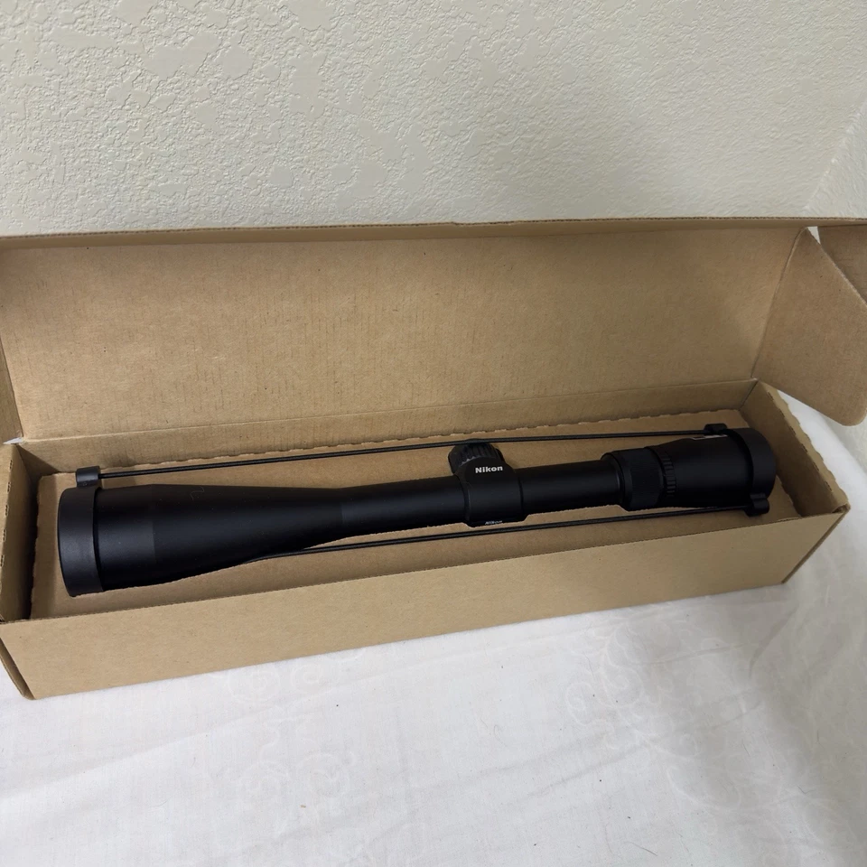 Mira para rifle Nikon AR113 4-12x40 retícula BDC con anillos + cubierta Foto 2 de 4