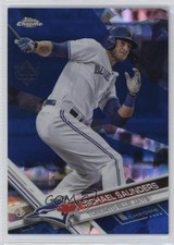 2018 Topps Transcendent Party Stamped Buybacks 1/1 Michael Saunders ms9