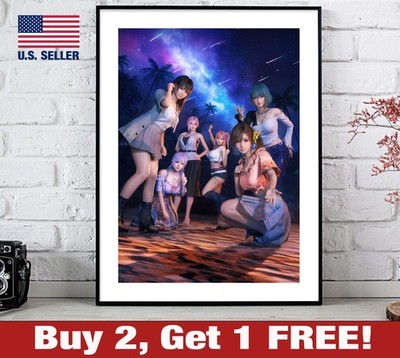 Dead or Alive Xtreme 3 Venus Vacation Poster 18'' x 24'' Print Group Night