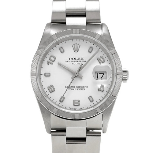 Rolex Oyster Perpetual Deito 15210 Automatic 34mm White Dial #...