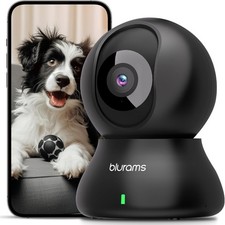 Pet Camera 2K Indoor Camera Dog Camera 360° Home Security Camera Night Vision