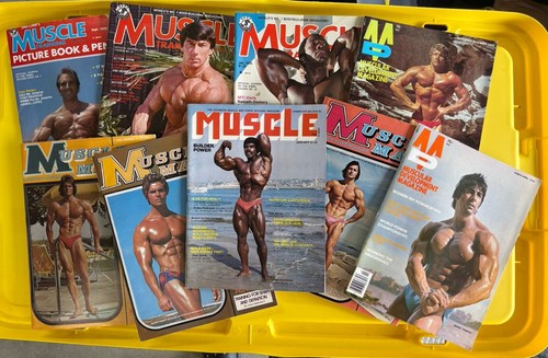 Muscle Man Physique Male Bodybuilding Magazine 1970s Lot Of 9 Robinson Tinerino