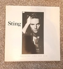 Sting Nothing Like the Sun Vinyl 2 LP A M SP6402 1987 Double Album WITH BOOKLET