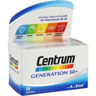 CENTRUM Generation 50+ Tabletten 30 St. PZN 14170510