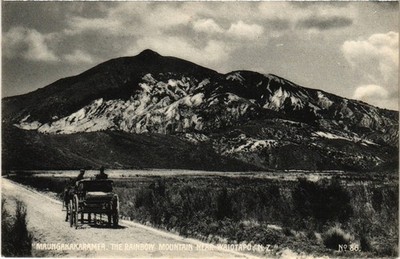 PC NEUSEELAND, RAINBOW MOUNTAIN NEAR WAIOTAPO, Vintage Postcard (b65024)
