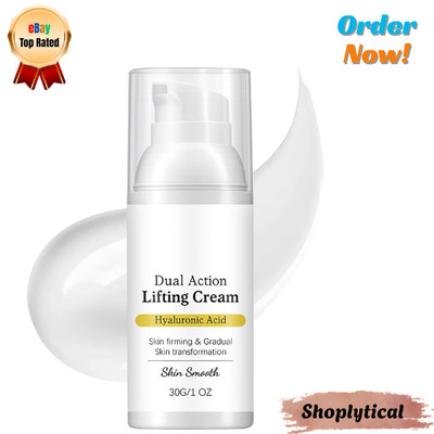 OKOA SKIN Dual Action Lifting Cream with Peptides & Hyaluronic Acid, Firming &..