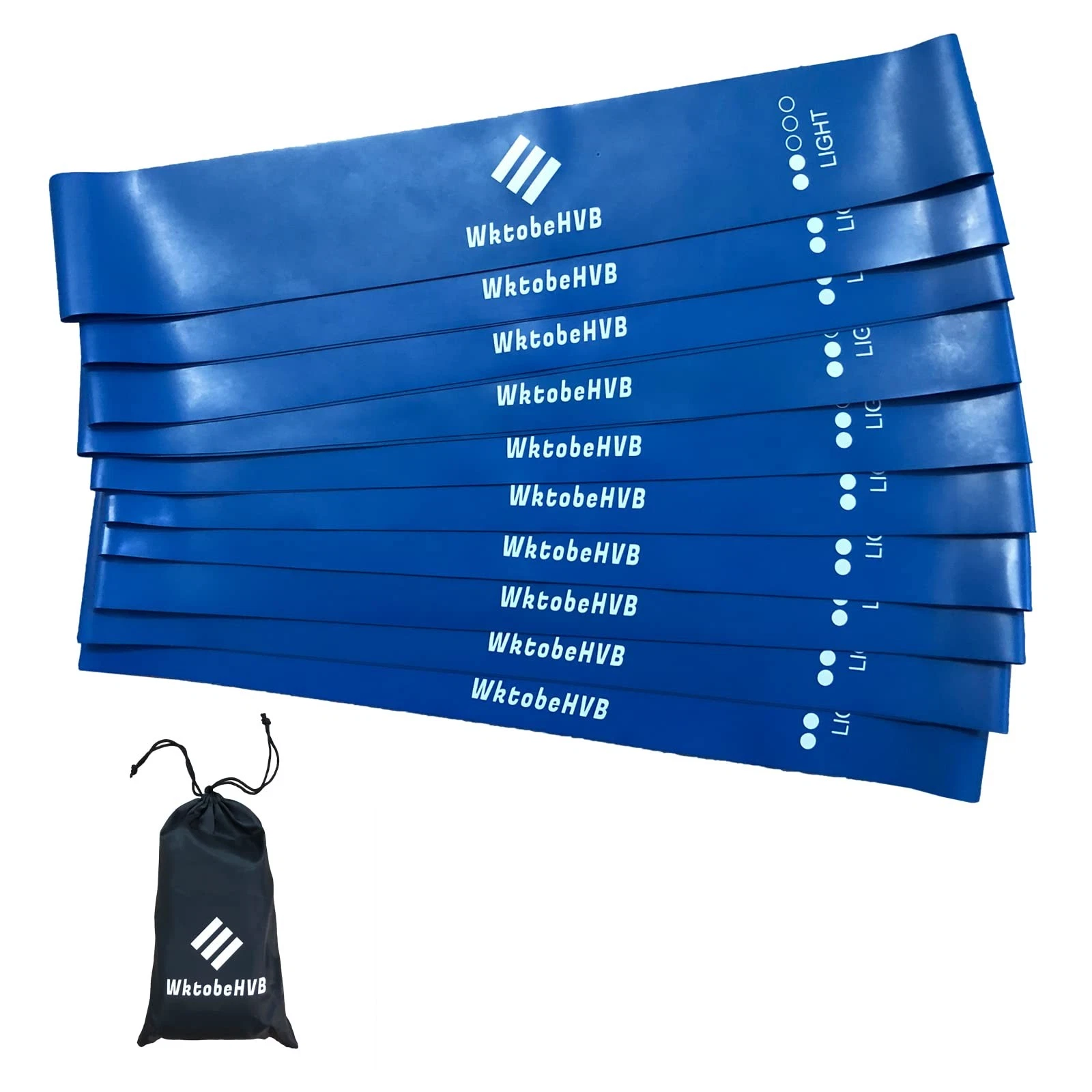 Resistance Loop Exercise Bands-Stretch Bands for Working Out with Carry Bag-E...