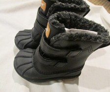 Cat  Jack New Sz 6 Black Denver Waterproof Fleece Lined Winter Boots Thermolite