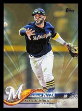 2018 Topps #289 Jonathan Villar /2018 Gold Milwaukee Brewers