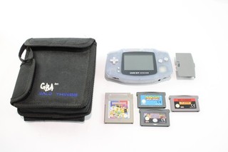 Nintendo Gameboy Advance Console Working With Games Sonic Advance