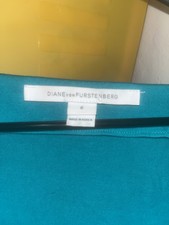 Diane Von Furstenberg Wrap Dress Teal