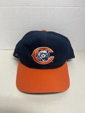  Vintage 90s Chicago Bears by APEX ONE Snapback NFL Hat Cap WOOL BLOCKHEAD