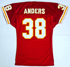 Reebok NFL 1998 Kansas City KC Chiefs Kimble Anders Team Issued Jersey Mens 48