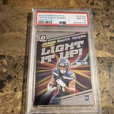 Panini 2023 Donruss Optic Light It Up Jaxon Smith-Njigba #LU-JSN PSA 8 Seahawks
