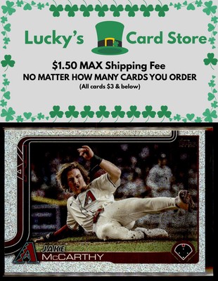 2025 Topps #243 Jake McCarthy Sandglitter
