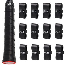 12 Pack Tennis Racket Grip Tape, Precut Anti Slip Tennis Grip Tape