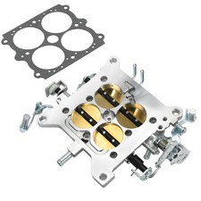 4150 Double Pumper Carburetor Throttle Base Plate 4 Corner Fits Holley 650 750