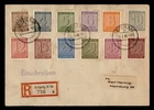 DR WHO 1946 GERMANY FDC? COMBO REGISTERED LEIPZIG M71713