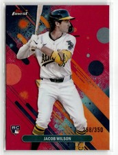 Jacob Wilson Rookie 2025 Finest #61 Magenta Refractors #/350