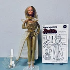 VINTAGE 1980 GOLDEN DREAMS BARBIE1874 W/ ORIG OUTFIT &ACCESSORIES MATTEL NICE!