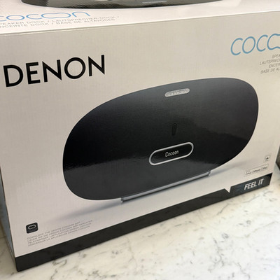 Denon DSD-500 Cocoon Home AirPlay Wireless Powered Speaker in Black - Sealed NIB