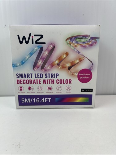 WiZ Connected 16.4 ft LED Light Strip - Flowing Multicolor LED Colo... Fast Ship - Picture 9 of 9