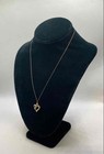 10K Gold Diamond Heart Pendant Necklace 1.8g — photo 4