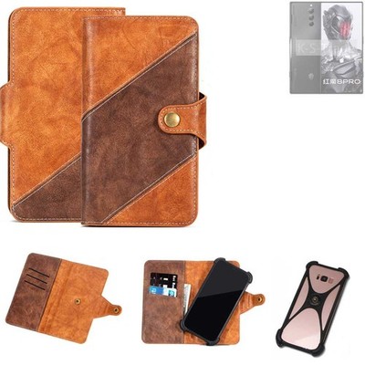 Handy-Hülle für nubia Red Magic 8 Pro Global Wallet Case Cover Smarthphone Bra