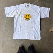 80s monterey smiley face tee