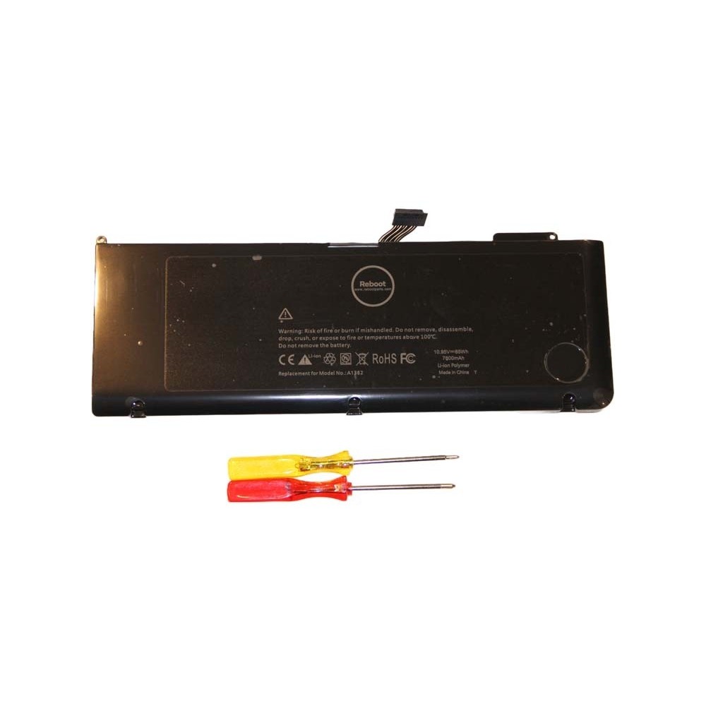 Batterie MacBook Pro 15 A1382 de 7200mAh pour les modèles Unibody de fin 2011 et 2012