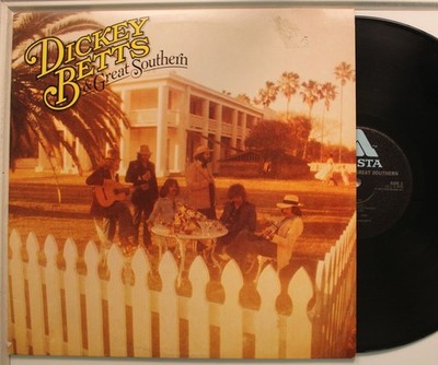 Dickey Betts & Great Southern Lp Self - Titled On Arista - Vg++ To Nm/ Vg++