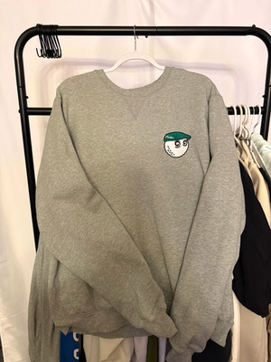 Malbon Golf Gray Crewneck Sweatshirt Size Large Unreleased | eBay
