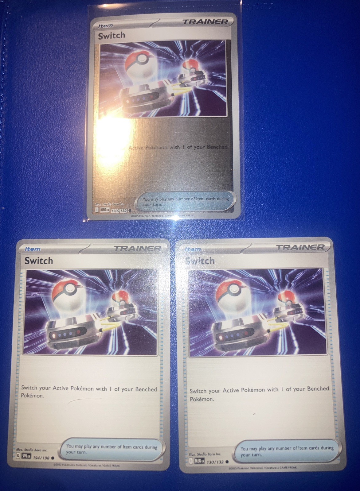 Mega Evolution - NM - Switch 130/132 Reverse Holofoil US Seller