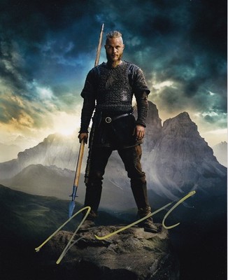 TRAVIS FIMMEL signed Autogramm 20x25cm VIKINGS in Person autograph ACOA
